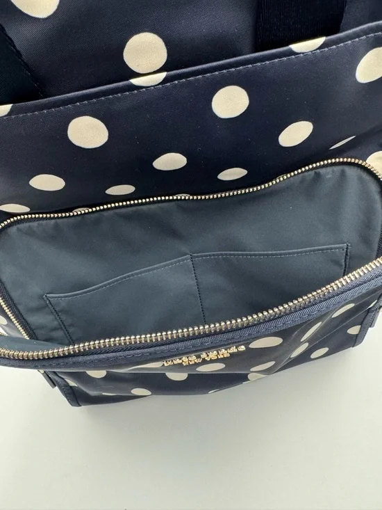 kate spade Little Better Sam Sunshine Convertible Backpack Navy and White - Picture 6 of 10